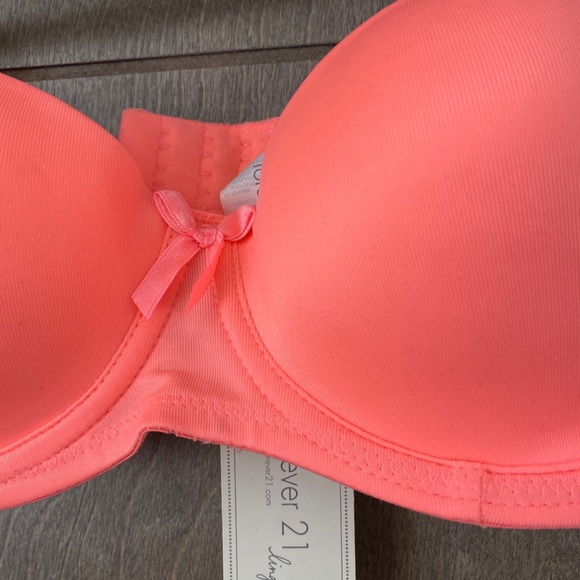 NWT Forever 21 Coral Bra - Picture 3 of 6